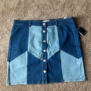 Eloquii denim skirt